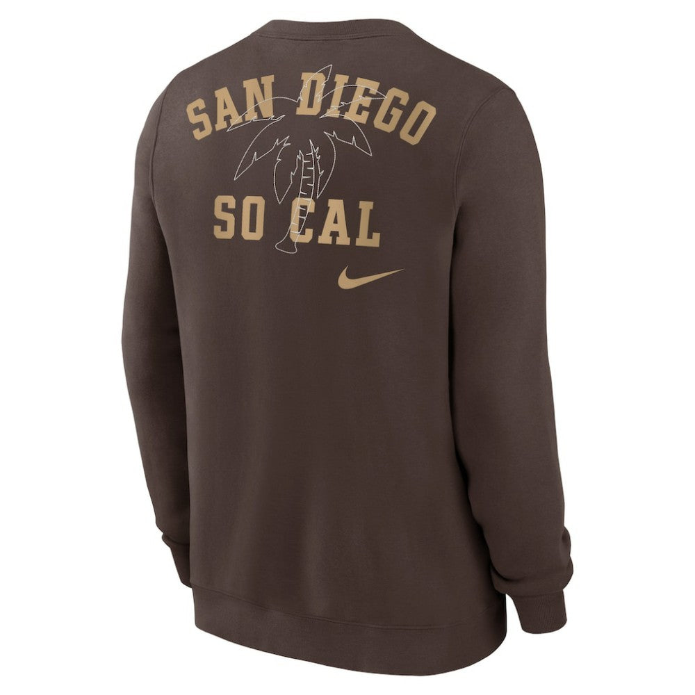 San Diego Padres Nike Statement Ball Game Fleece Pullover Sweatshirt - MLB