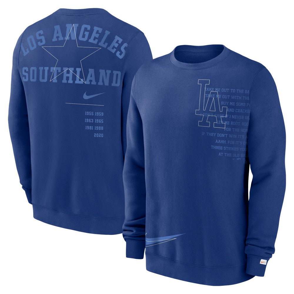Los Angeles Dodgers Nike Statement Ball Game Fleece Pullover Sweatshirt - MLB