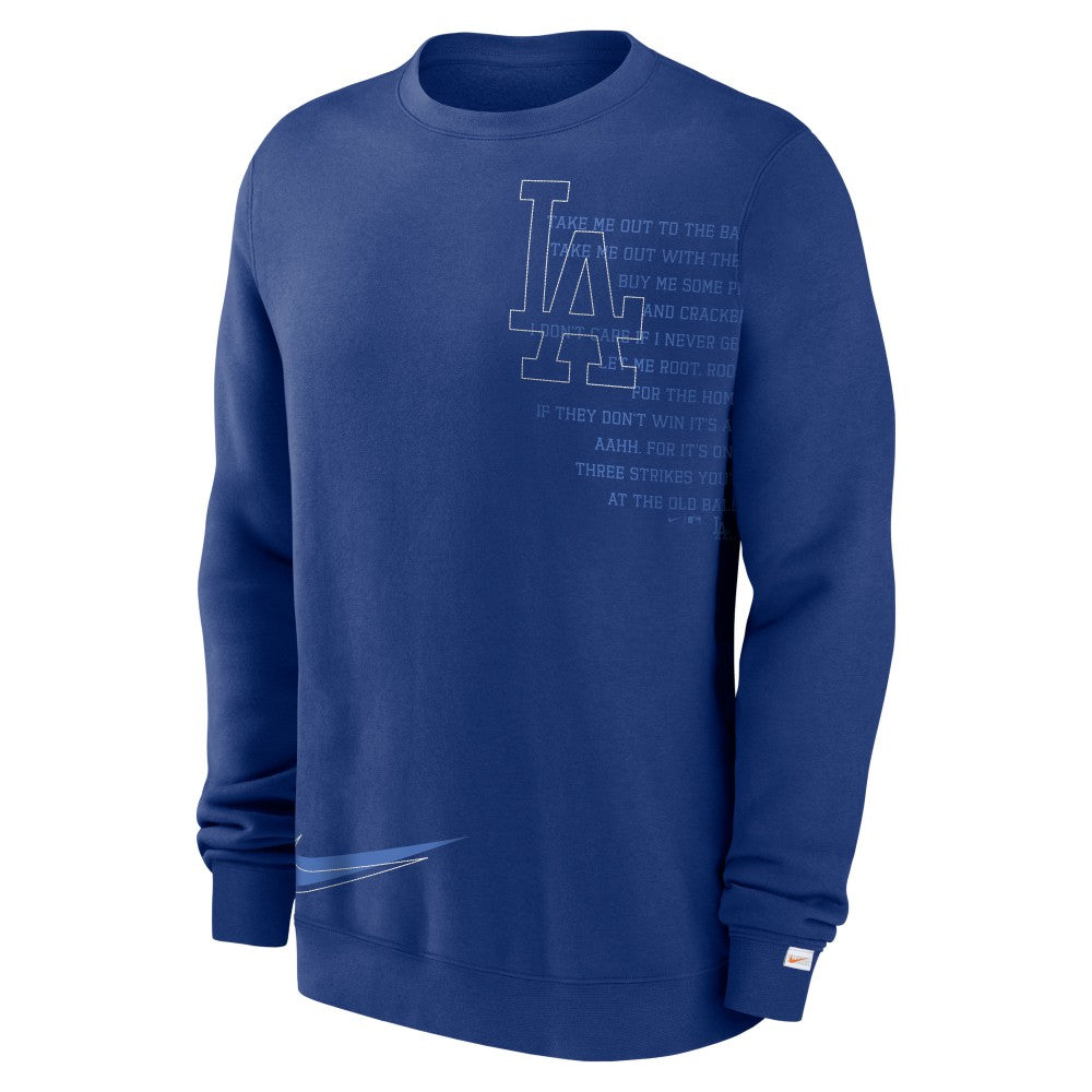 Los Angeles Dodgers Nike Statement Ball Game Fleece Pullover Sweatshirt - MLB
