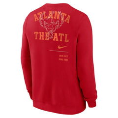 Atlanta Braves Nike Statement Ball Game Fleece Pullover Sweatshirt - MLB