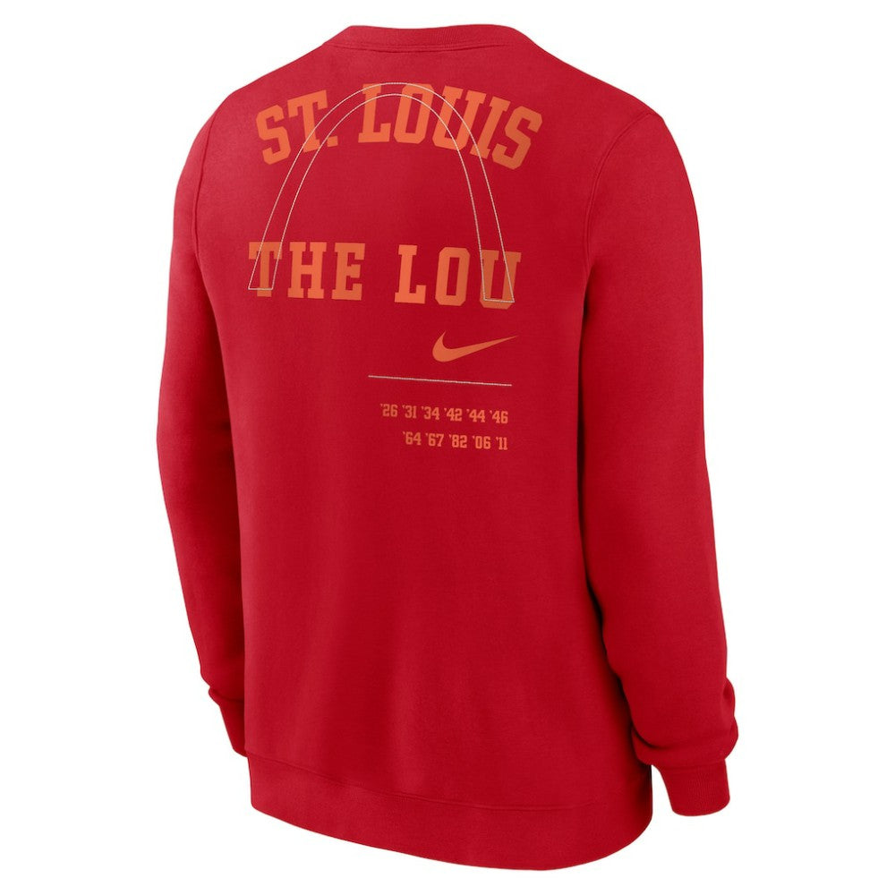 St. Louis Cardinals Nike Statement Ball Game Fleece Pullover Sweatshirt - MLB
