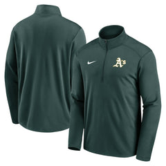 Athletics Nike Agility Pacer Performance Half-Zip Top - MLB