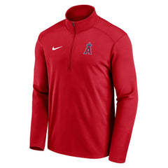 Los Angeles Angels Nike Agility Pacer Lightweight Performance Half-Zip Top - MLB