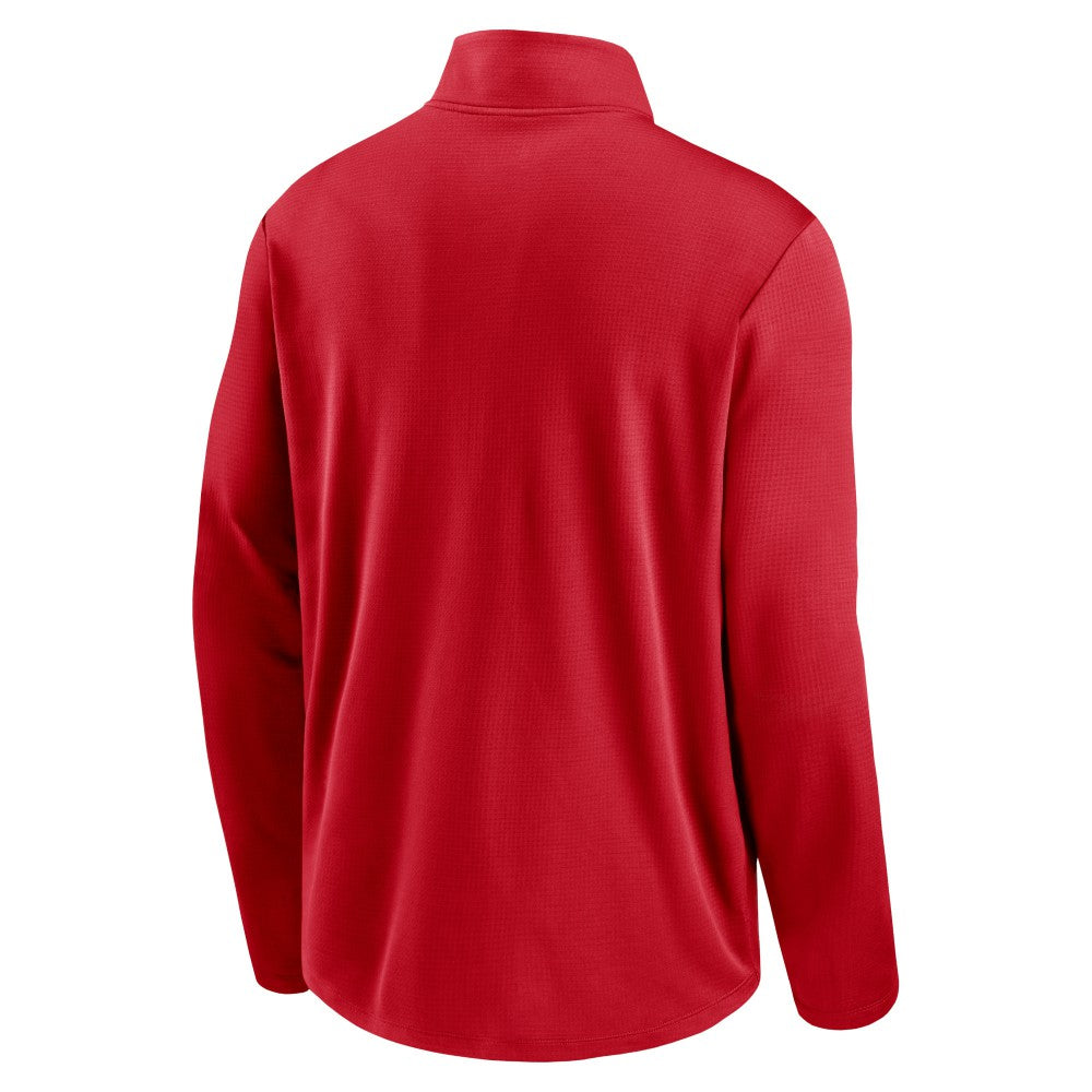 Los Angeles Angels Nike Agility Pacer Lightweight Performance Half-Zip Top - MLB