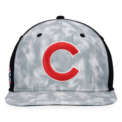 Chicago Cubs Majestic Smoke Dye Snapback Hat - MLB