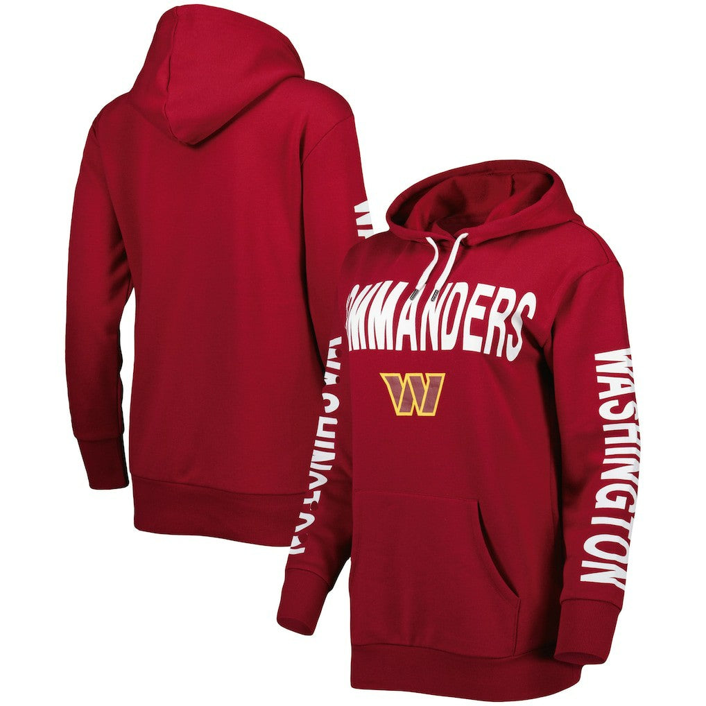 Washington Commanders G-III 4Her by Carl Banks Women's Extra Point Pullover Hoodie Burgundy | NFL