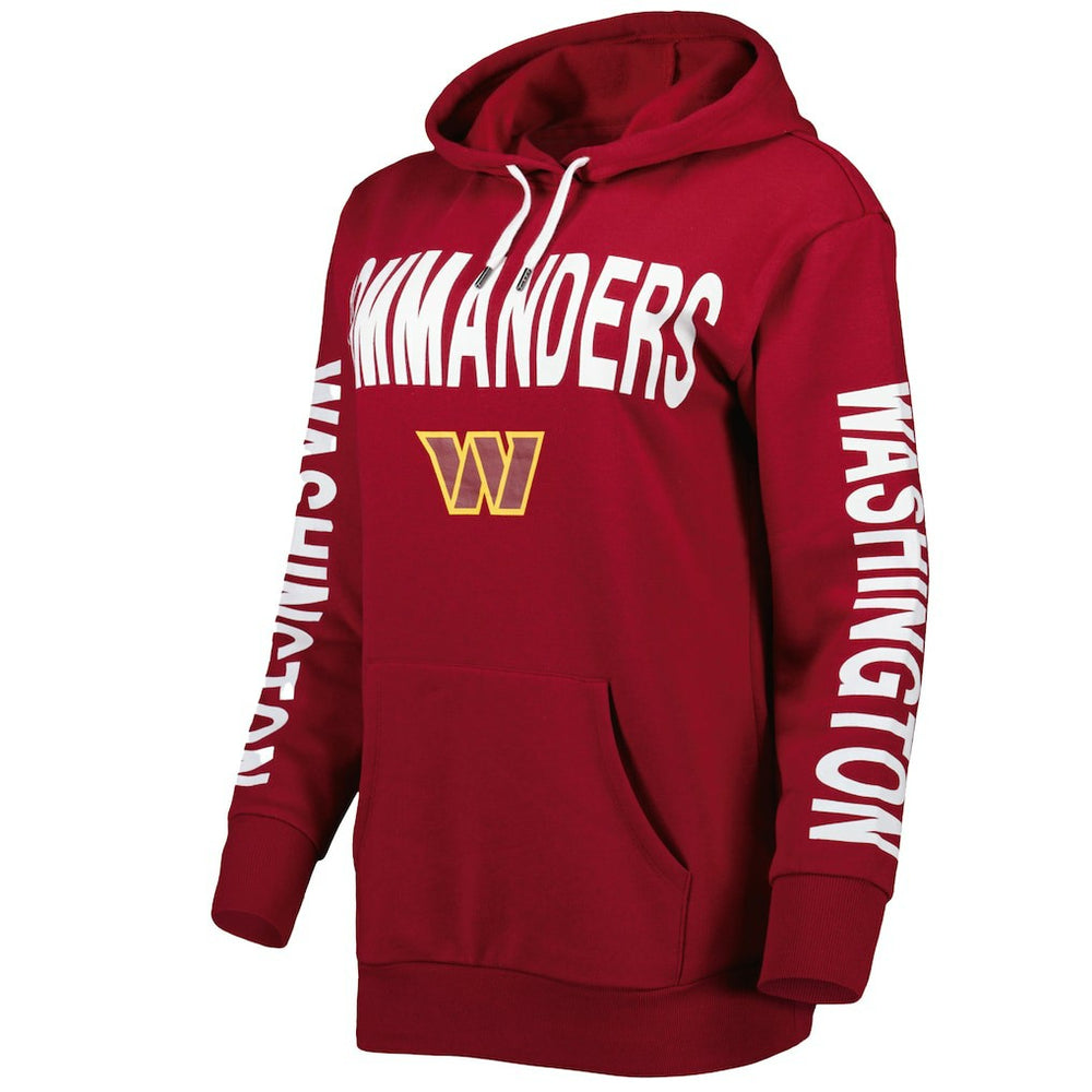 Washington Commanders G-III 4Her by Carl Banks Women's Extra Point Pullover Hoodie Burgundy | NFL