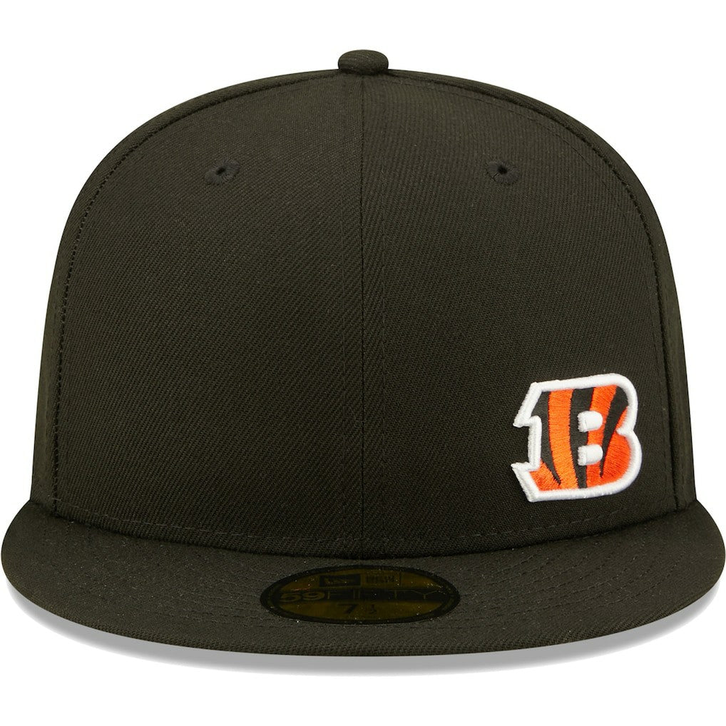 Cincinnati Bengals New Era Flawless 59FIFTY Fitted Hat Black | NFL