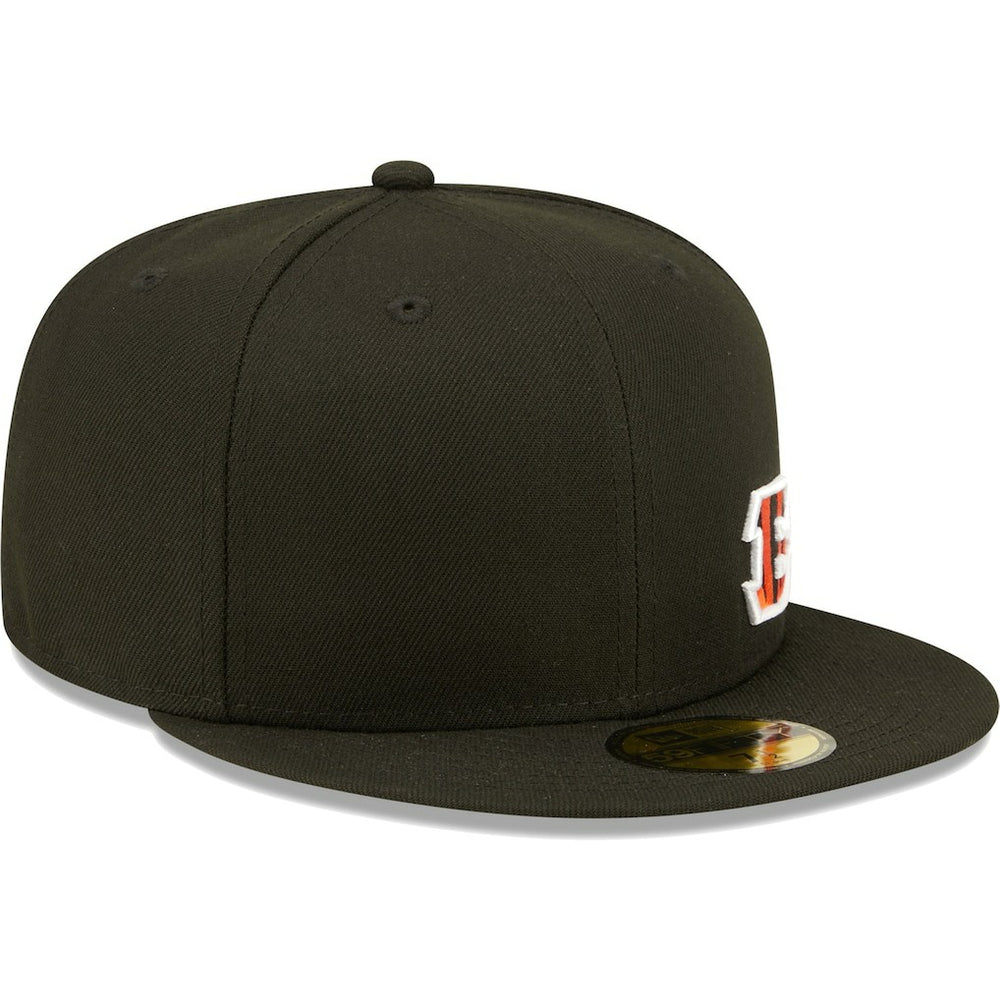Cincinnati Bengals New Era Flawless 59FIFTY Fitted Hat Black | NFL