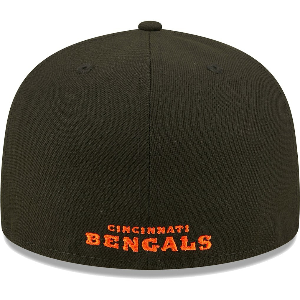 Cincinnati Bengals New Era Flawless 59FIFTY Fitted Hat Black | NFL