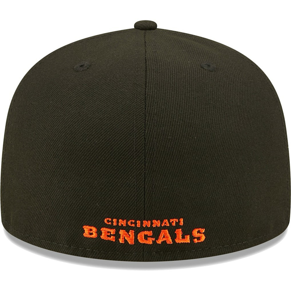 Cincinnati Bengals New Era Flawless 59FIFTY Fitted Hat Black | NFL