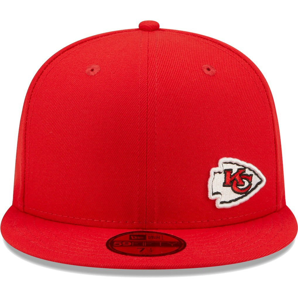 Kansas City Chiefs New Era Flawless 59FIFTY Fitted Hat Red | NFL