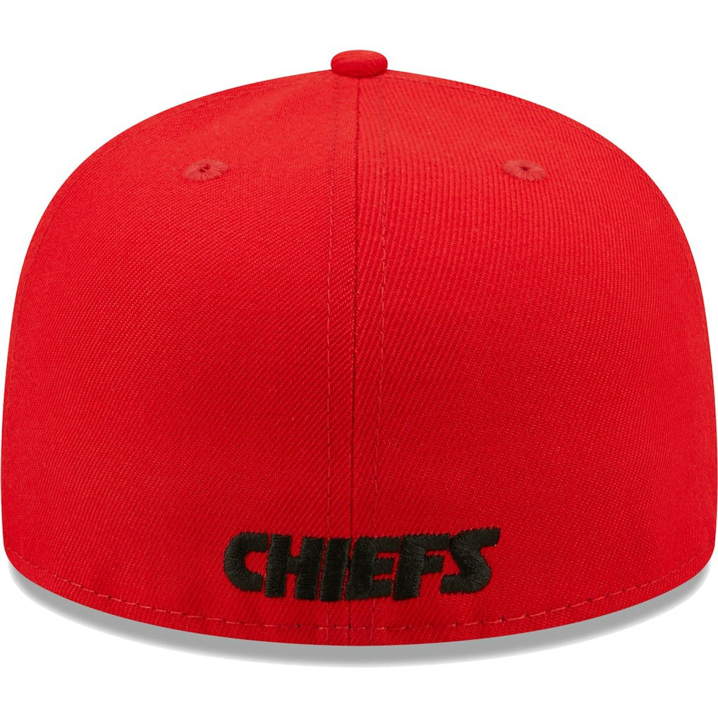 Kansas City Chiefs New Era Flawless 59FIFTY Fitted Hat Red | NFL