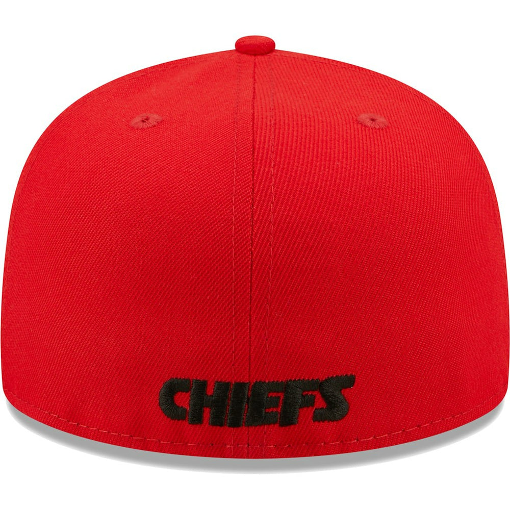 Kansas City Chiefs New Era Flawless 59FIFTY Fitted Hat Red | NFL