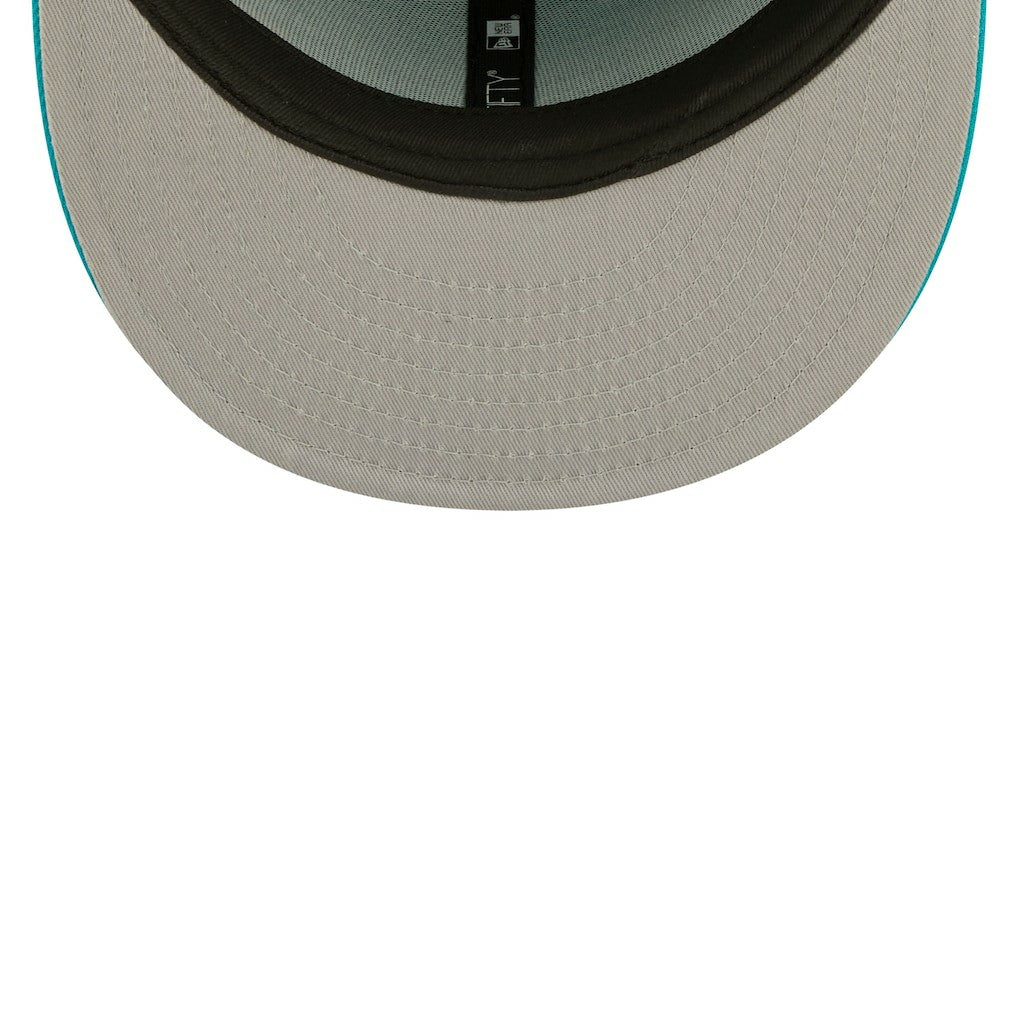 Miami Dolphins New Era Flawless 59FIFTY Fitted Hat Aqua | NFL