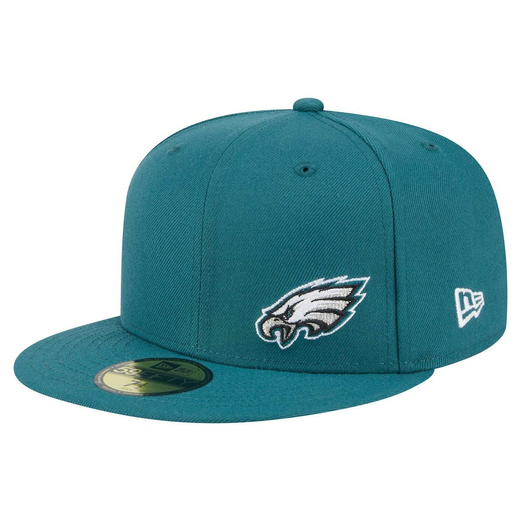 Philadelphia Eagles New Era Flawless 59FIFTY Fitted Hat Midnight Green | NFL