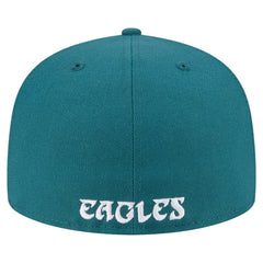 Philadelphia Eagles New Era Flawless 59FIFTY Fitted Hat Midnight Green | NFL