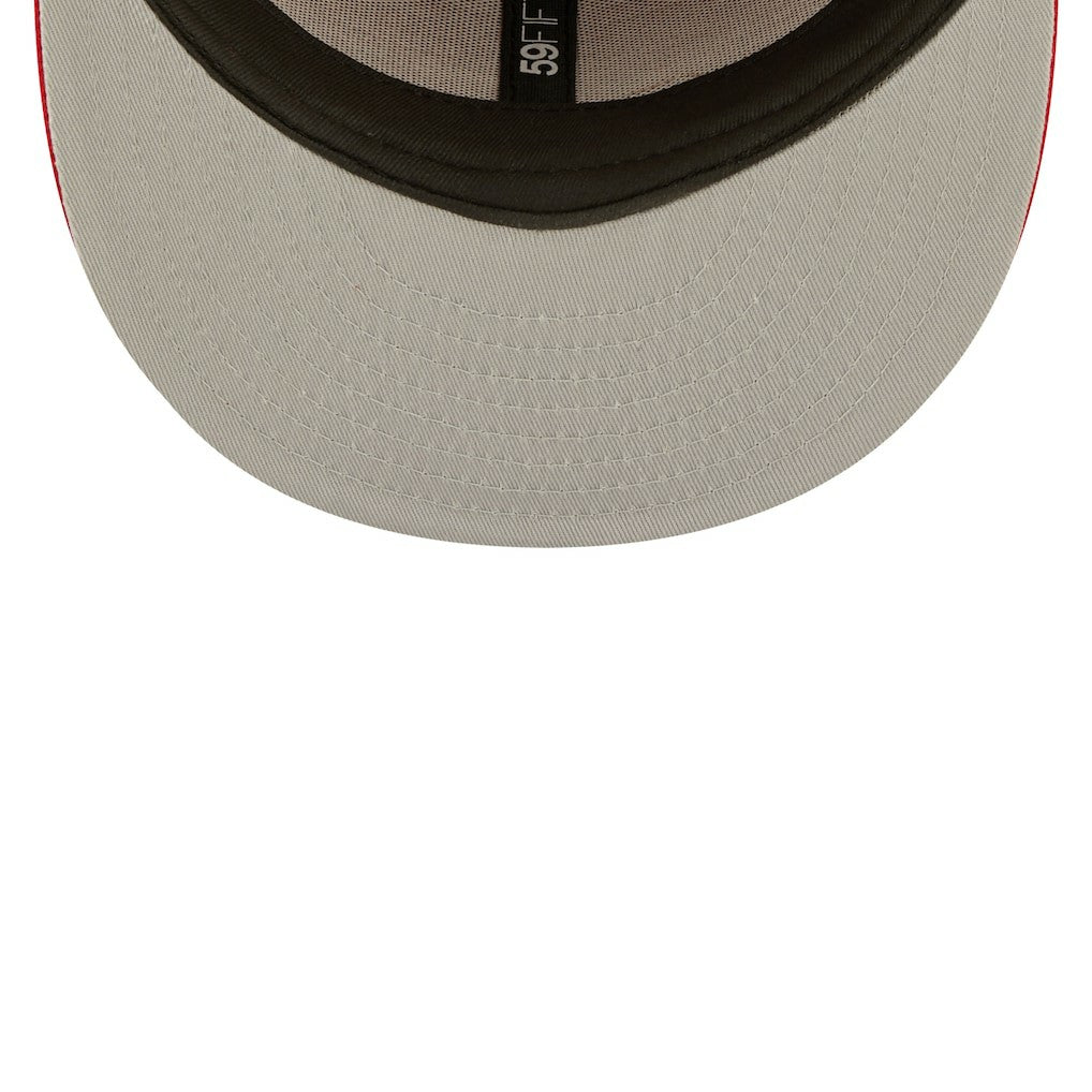 San Francisco 49ers New Era Flawless 59FIFTY Fitted Hat Scarlet | NFL