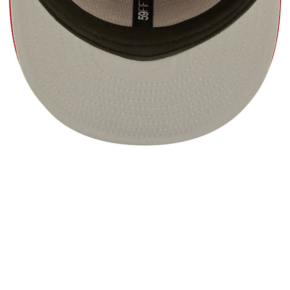 San Francisco 49ers New Era Flawless 59FIFTY Fitted Hat Scarlet | NFL