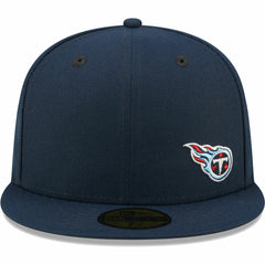Tennessee Titans New Era Flawless 59FIFTY Fitted Hat Navy | NFL