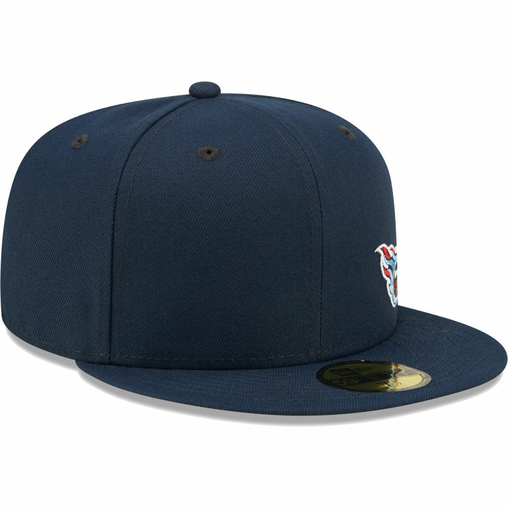 Tennessee Titans New Era Flawless 59FIFTY Fitted Hat Navy | NFL
