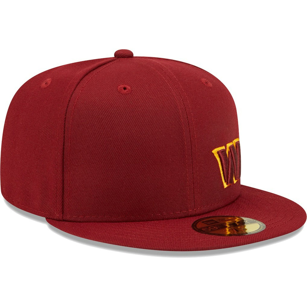 Washington Commanders New Era Flawless 59FIFTY Fitted Hat Burgundy | NFL