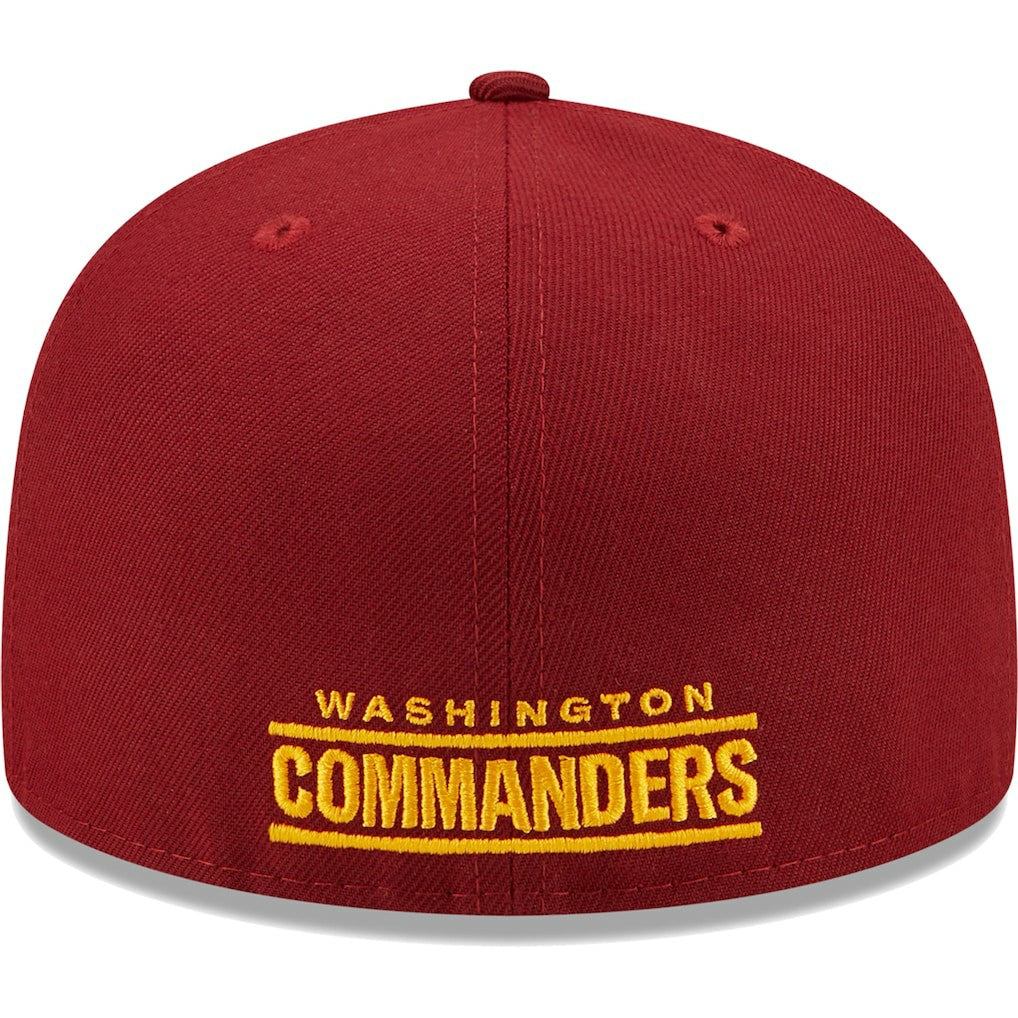 Washington Commanders New Era Flawless 59FIFTY Fitted Hat Burgundy | NFL