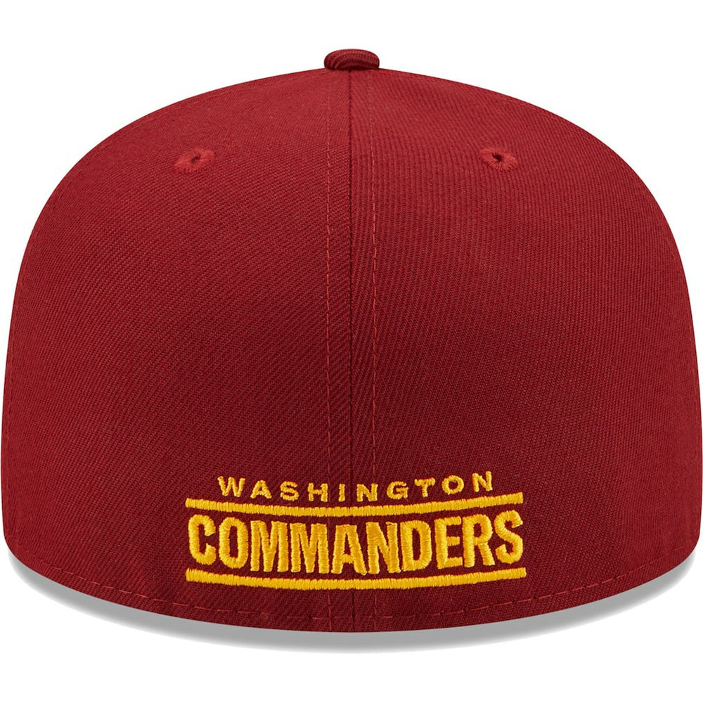 Washington Commanders New Era Flawless 59FIFTY Fitted Hat Burgundy | NFL