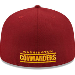 Washington Commanders New Era Flawless 59FIFTY Fitted Hat Burgundy | NFL