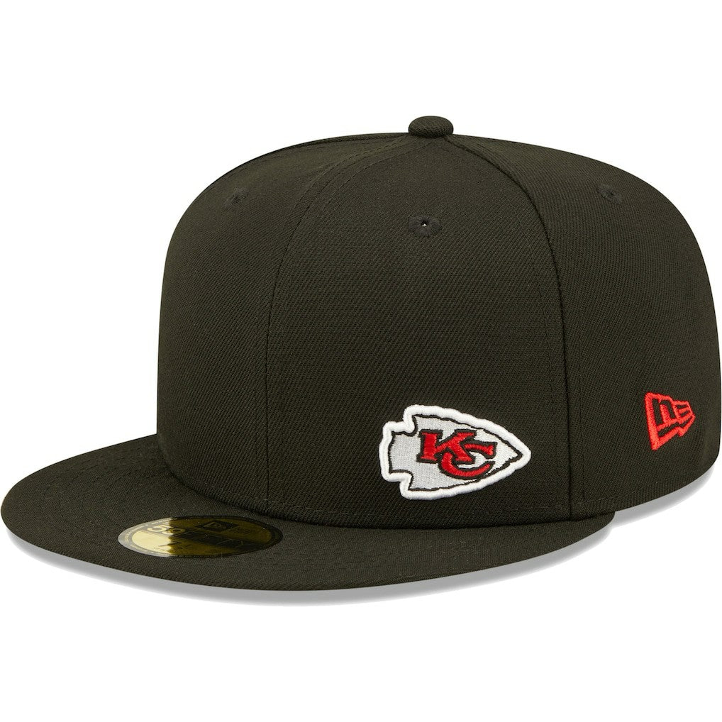 Kansas City Chiefs New Era Flawless 59FIFTY Fitted Hat Black | NFL