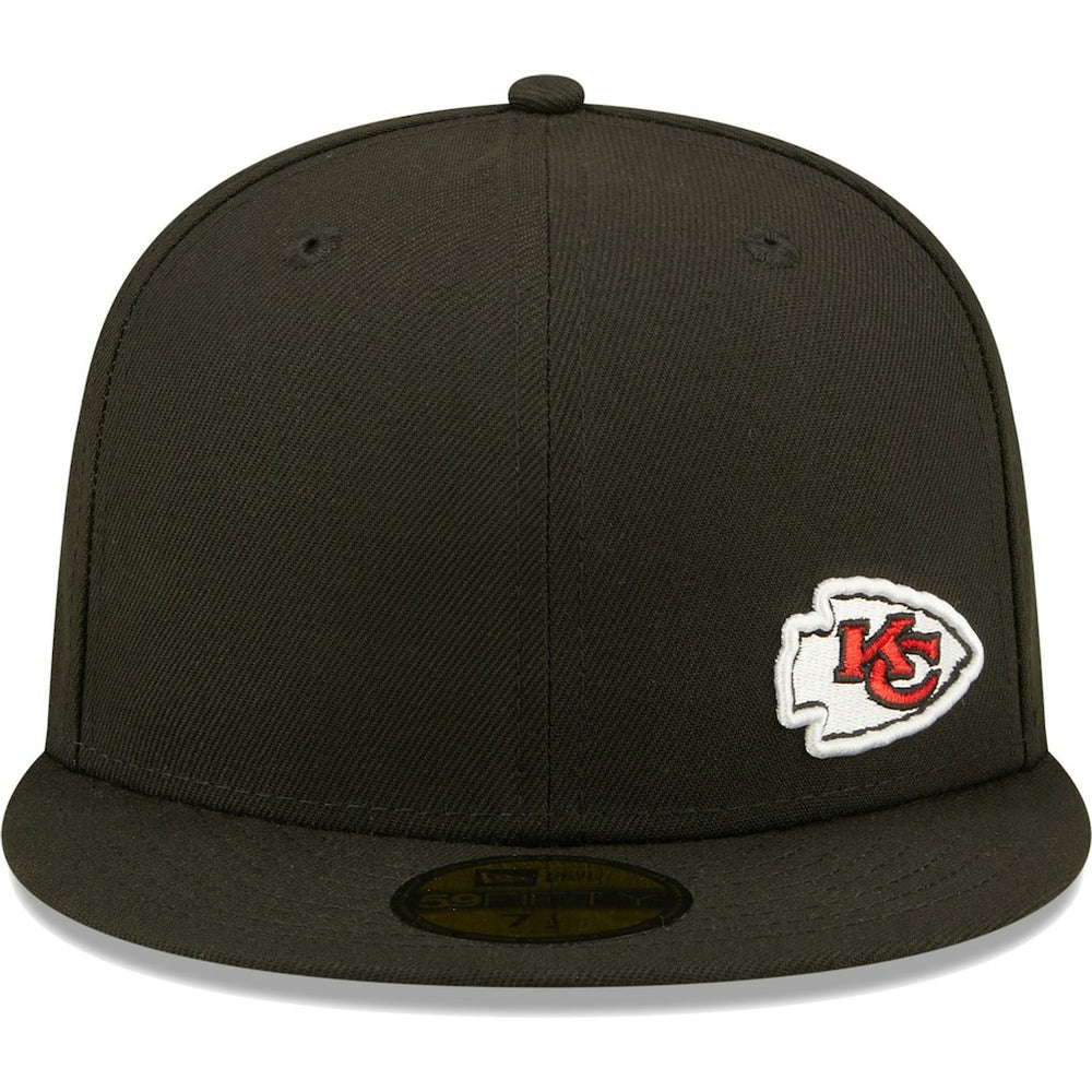 Kansas City Chiefs New Era Flawless 59FIFTY Fitted Hat Black | NFL