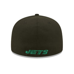 New York Jets New Era Flawless 59FIFTY Fitted Hat Black | NFL