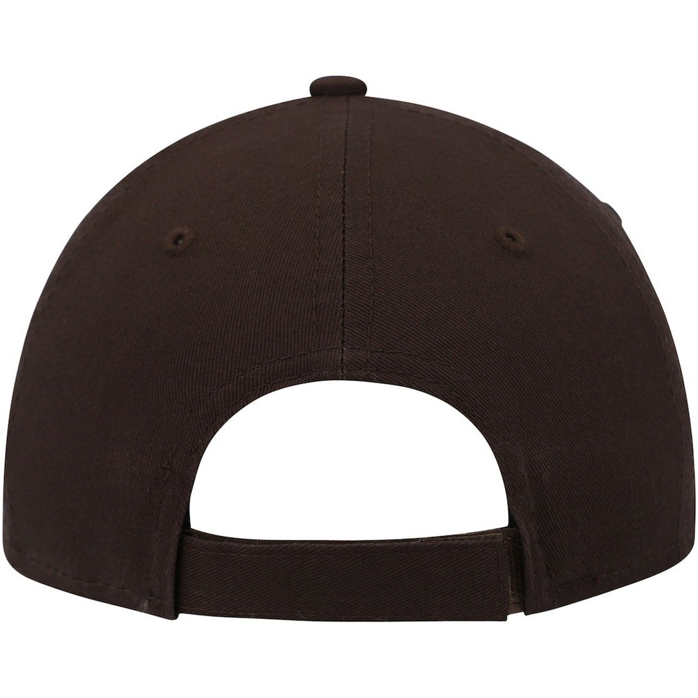 Cleveland Browns New Era Women's Simple 9FORTY Adjustable Hat Brown | NFL