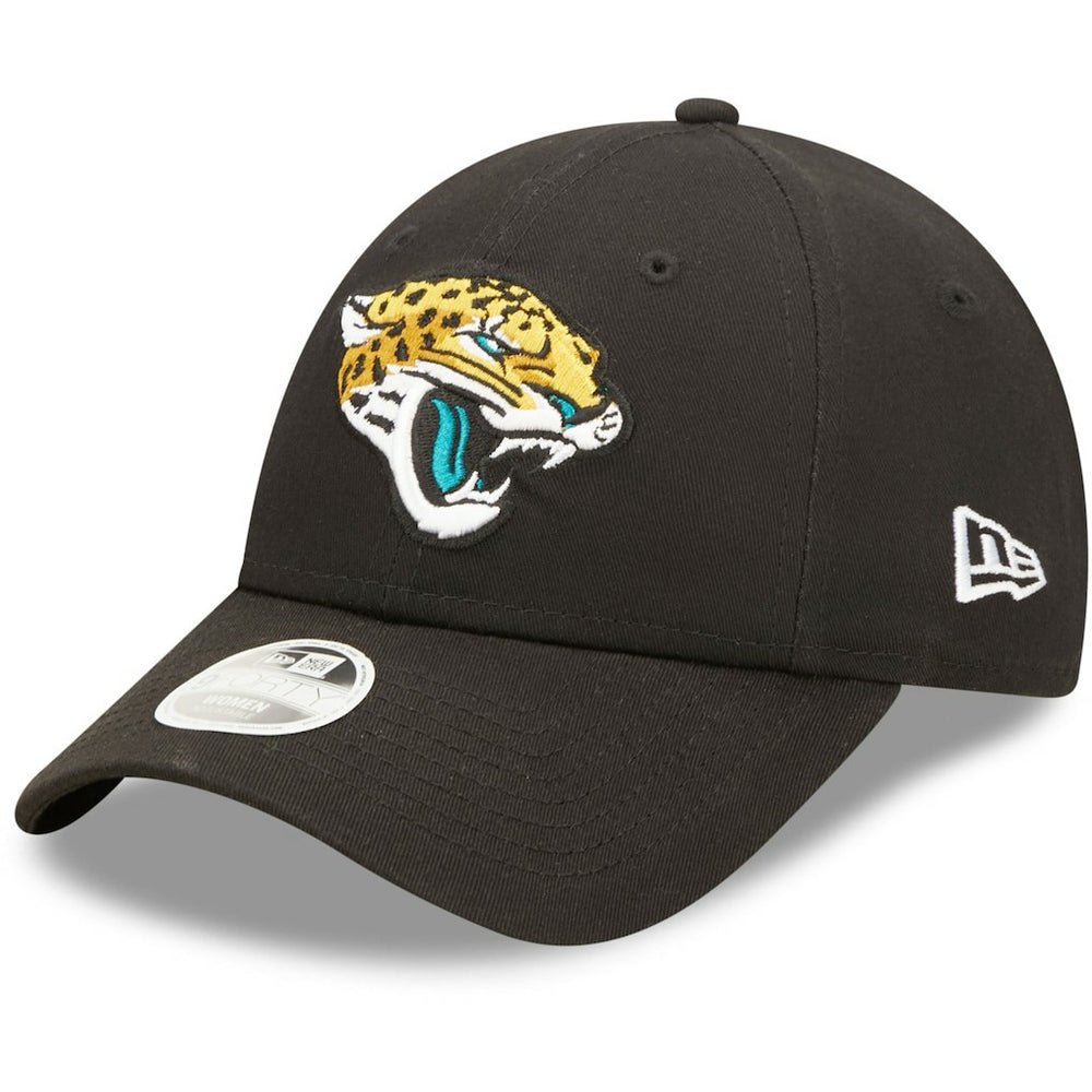 Jacksonville Jaguars New Era Women's Simple 9FORTY Adjustable Hat Black | NFL