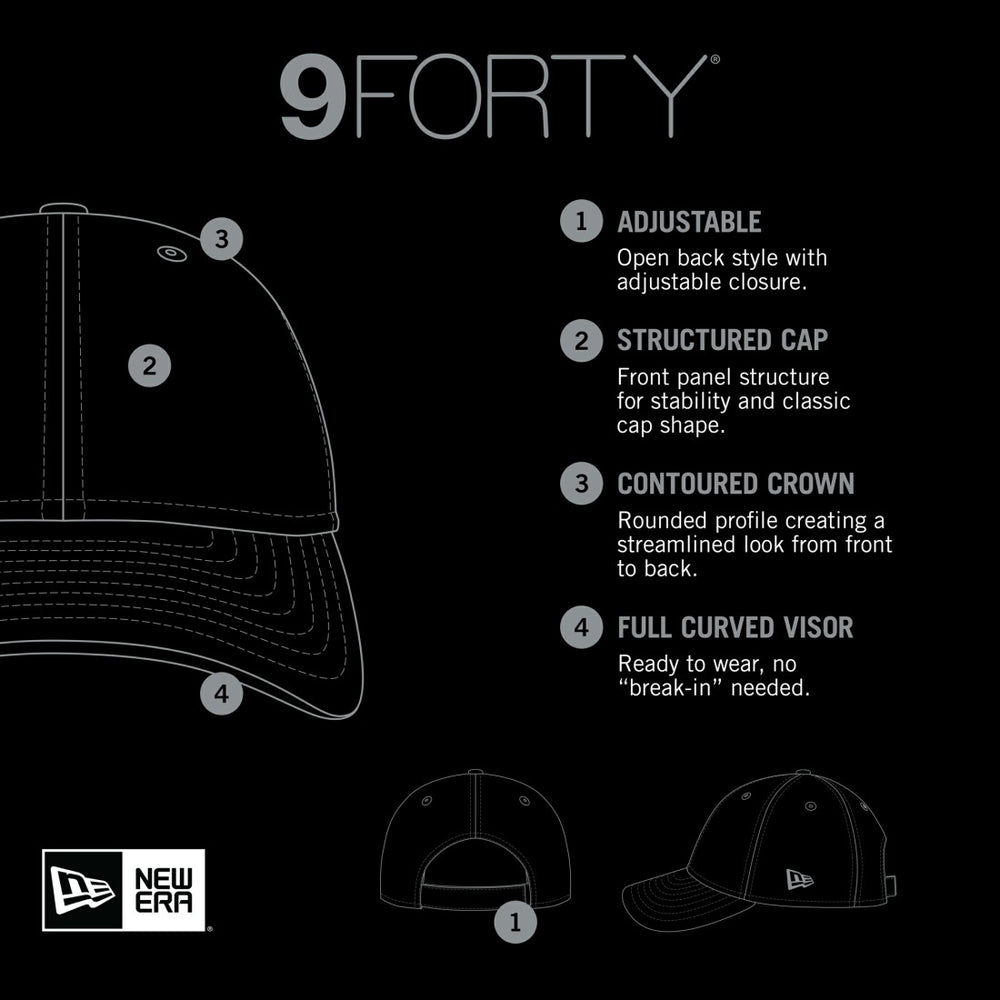New York Jets New Era Women's Simple 9FORTY Adjustable Hat Green | NFL