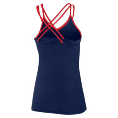 Cleveland Guardians Fanatics Women's Barrel It Up Cross Back V-Neck Tank Top - MLB