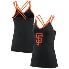 San Francisco Giants Fanatics Women's Barrel It Up Cross Back V-Neck Tank Top - MLB
