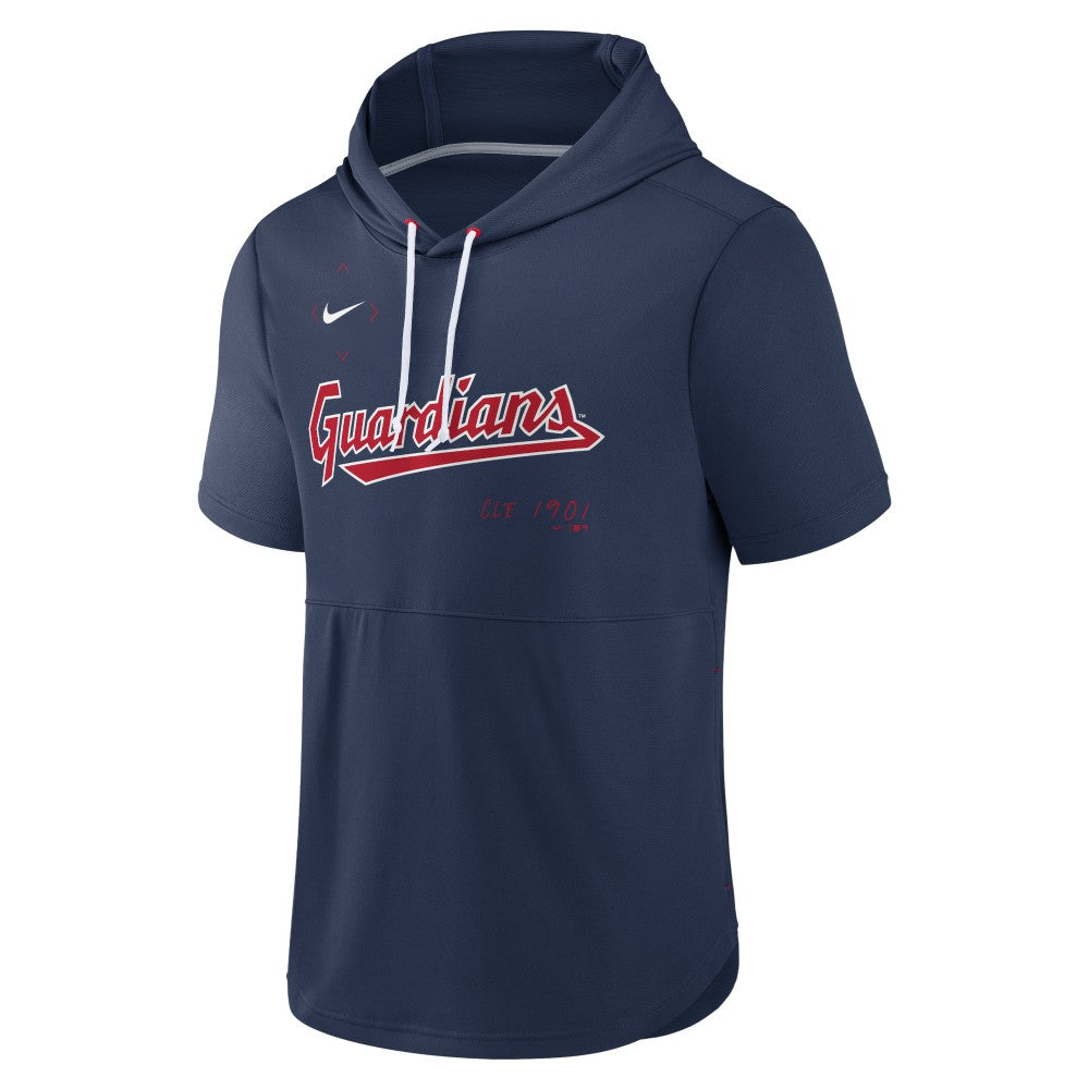Cleveland Guardians Nike Springer Short Sleeve Team Pullover Hoodie - MLB