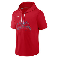 St. Louis Cardinals Nike Springer Short Sleeve Team Pullover Hoodie - MLB