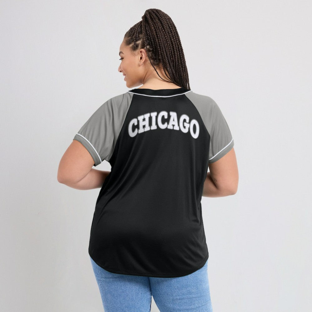 Chicago White Sox Fanatics Women's Ultimate Style Raglan V-Neck T-Shirt - MLB