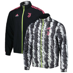 Juventus 2022/23 On-Field Team Logo Anthem Reversible Full-Zip Jacket Black | Adidas Online