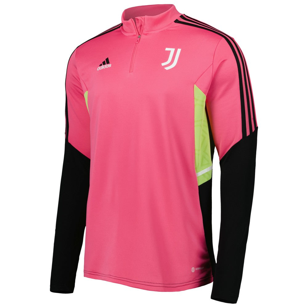 Juventus Training AEROREADY Quarter-Zip Top Pink | Adidas Sale