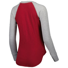 Washington Commanders Touch Women's Waffle Raglan Lightweight Long Sleeve T-Shirt Burgundy | NFL