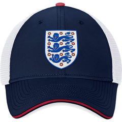 England National Team Trucker Snapback Hat Navy/White | Fanatics