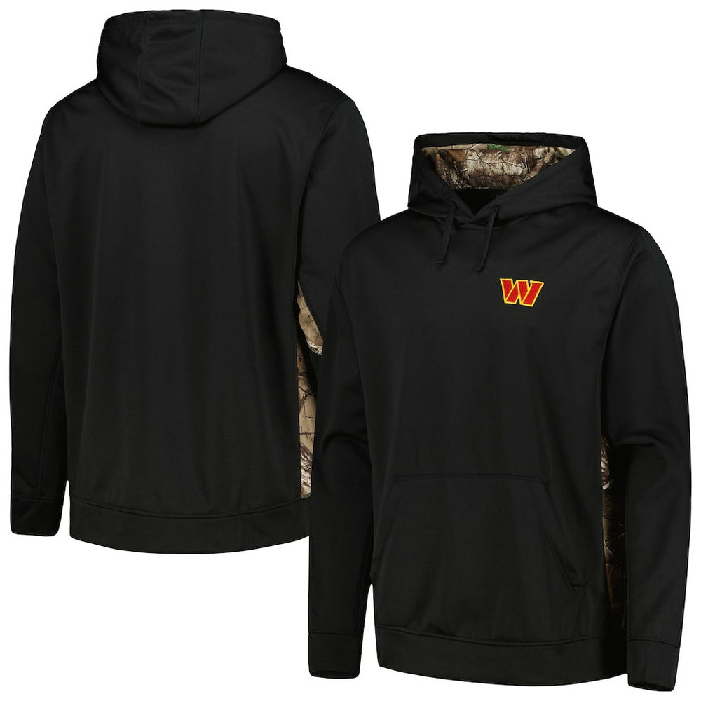 Washington Commanders Dunbrooke Logo Ranger Pullover Hoodie Black/Realtree Camo | NFL