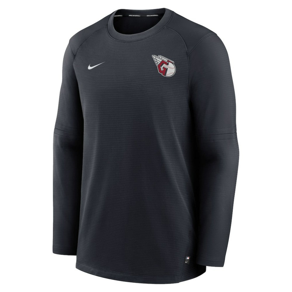 Cleveland Guardians Nike Authentic Collection Logo Performance Long Sleeve T-Shirt - MLB