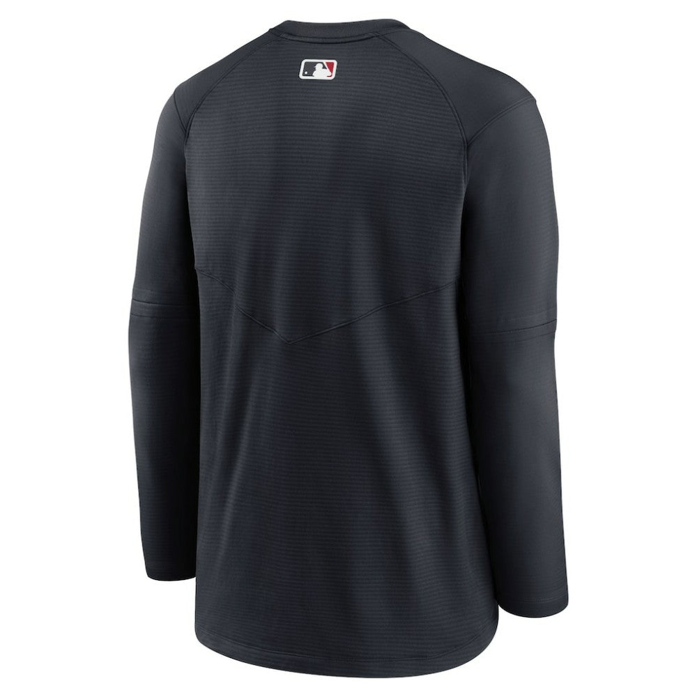 Cleveland Guardians Nike Authentic Collection Logo Performance Long Sleeve T-Shirt - MLB
