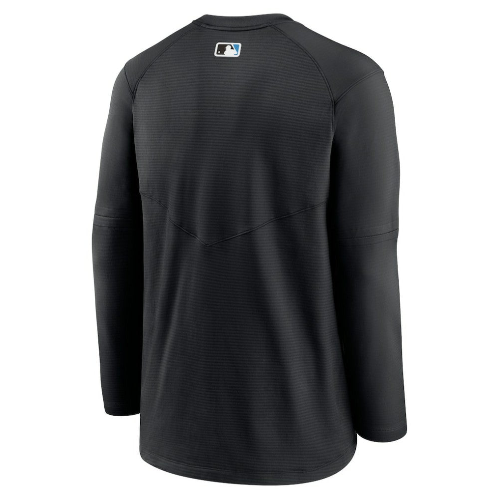 Miami Marlins Nike Authentic Collection Logo Performance Long Sleeve T-Shirt - MLB