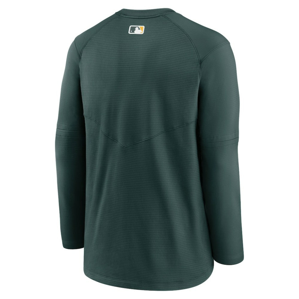 Athletics Nike Authentic Collection Logo Performance Long Sleeve T-Shirt - MLB