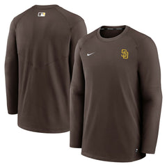 San Diego Padres Nike Authentic Collection Logo Performance Long Sleeve T-Shirt - MLB